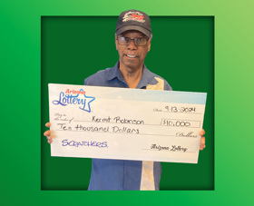 Arizona Lottery Winner Kermit Robinson