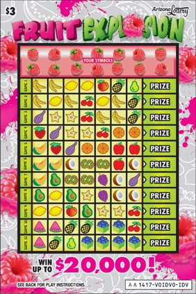 Fruit Explosion #1417 | Arizona Lottery