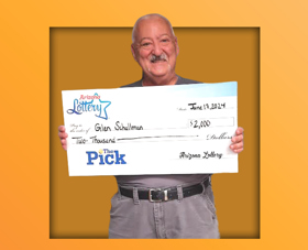 Arizona Lottery Winner Glen Schallman