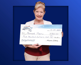 Arizona Lottery Winner Roxanne Martin